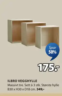 JYSK ILBRO VEGGHYLLE tilbud