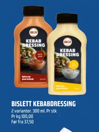 Coop Obs BISLETT KEBABDRESSING tilbud