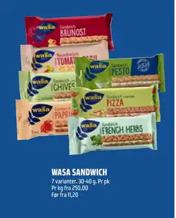Coop Obs WASA SANDWICH tilbud
