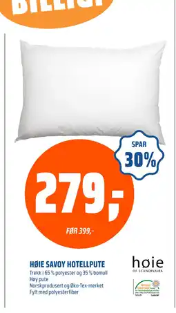 Coop Obs HØIE SAVOY HOTELLPUTE tilbud