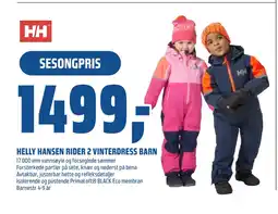 Coop Obs HELLY HANSEN RIDER 2 VINTERDRESS BARN tilbud