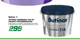 Coop Byggmix BUTINOX SUPERDEKK TAK 02/ HELMATT INTERIØRMALING tilbud