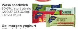 Meny Wasa sandwich tilbud