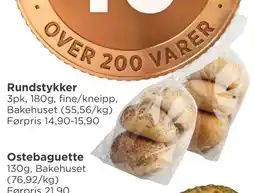 Meny Rundstykker tilbud
