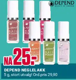Europris Depend neglelakk tilbud