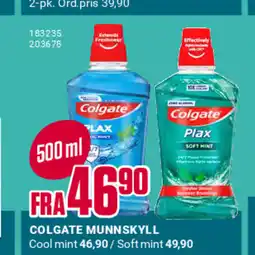 Europris Colgate munnskyll tilbud