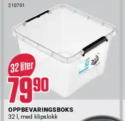 Europris Oppbevaringsboks tilbud