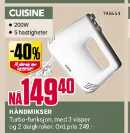 Europris Håndmikser tilbud