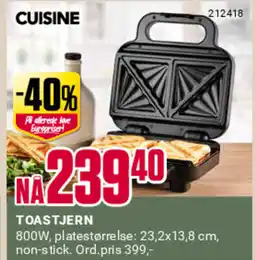Europris Toastjern tilbud