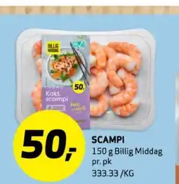 Bunnpris Scampi tilbud