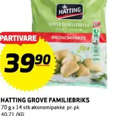 Bunnpris Hatting grove familiebriks tilbud