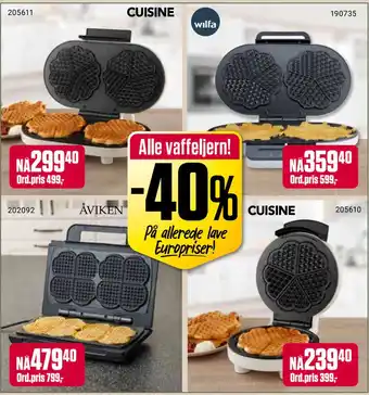 Europris Alle vaffeljern! tilbud