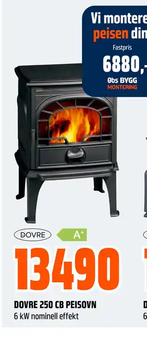 Obs Bygg DOVRE 250 CB PEISOVN tilbud