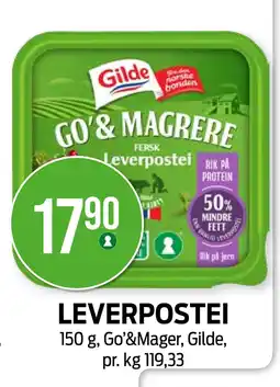 Kiwi LEVERPOSTEI tilbud