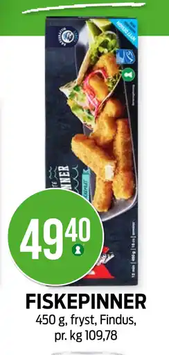 Kiwi FISKEPINNER tilbud