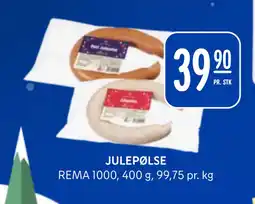 Rema 1000 JULEPØLSE tilbud