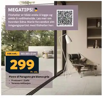 Megaflis Pietre di Paragone gre bianco grip tilbud