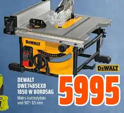 Coop Obs DEWALT Dwe7485exb 1850 w bordsag tilbud