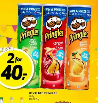 Bunnpris Utvalgte pringles tilbud