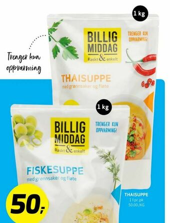 Bunnpris Thaisuppe tilbud