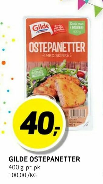 Bunnpris Gilde ostepanetter tilbud