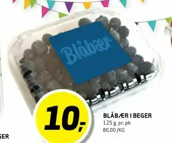 Bunnpris Blåbær i beger tilbud