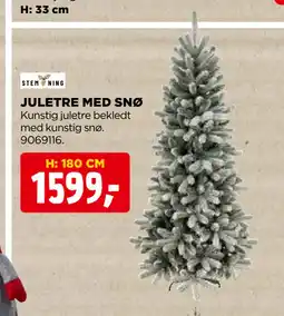 jem & fix JULETRE MED SNØ tilbud