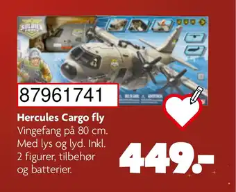 BR Leker Hercules cargo fly tilbud