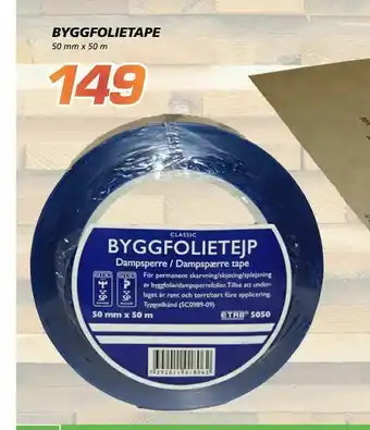 Coop Byggmix Byggfolietape tilbud