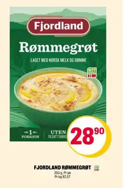 Coop Extra Fjordland rømmegrøt tilbud