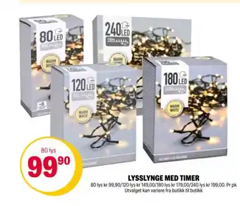 Coop Extra Lysslynge med timer tilbud