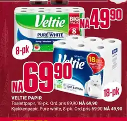 Europris Veltie Papir tilbud