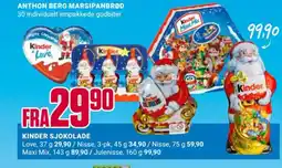 Europris Kinder sjokolade tilbud