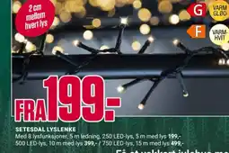 Europris Setesdal lyslenke tilbud