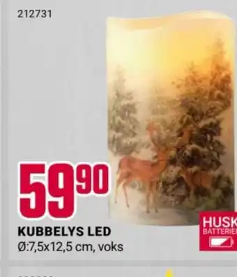 Europris Kubbelys led tilbud