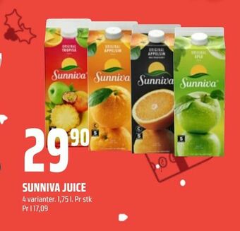 Coop Obs Sunniva juice tilbud