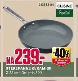 Europris Stekepanne keramisk tilbud