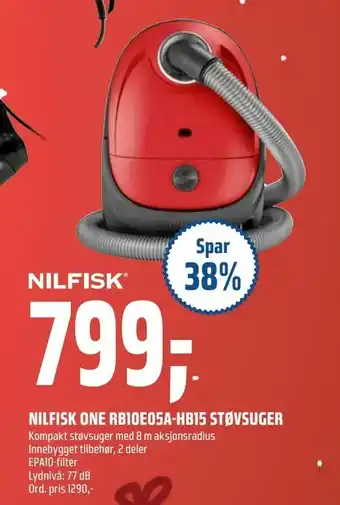 Coop Obs Nilfisk one rb10e05a-hb15 støvsuger tilbud
