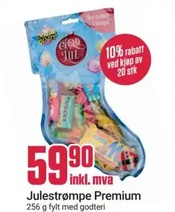 Europris Julestrømpe Premium tilbud