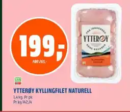 Coop Obs Ytterøy kyllingfilet naturell tilbud