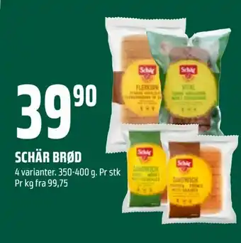 Coop Obs Schär brød tilbud