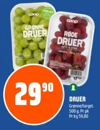 Coop Obs Druer tilbud