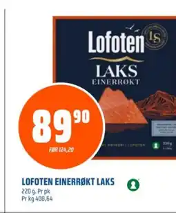 Coop Obs Lofoten einerrøkt laks tilbud