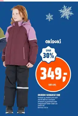 Coop Obs Okidoki Skibukse Sno tilbud