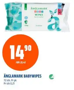Coop Obs Änglamark babywipes tilbud