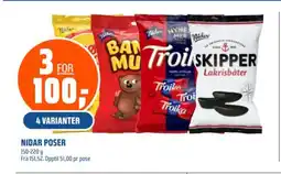 Coop Obs Nidar poser tilbud