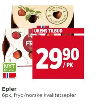 Meny Epler tilbud