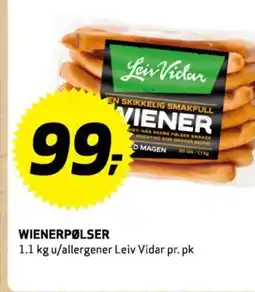 Bunnpris Wienerpølser tilbud