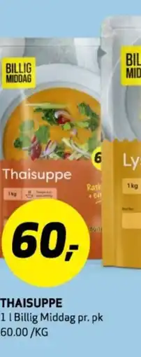 Bunnpris Thaisuppe tilbud