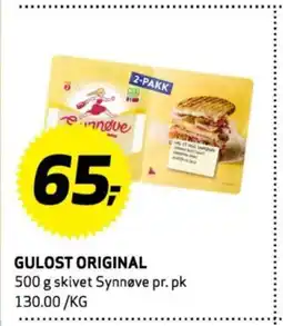 Bunnpris Gulost original tilbud